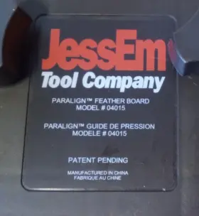 04015 JESSEM TOOL COMPANY Paralign Feather Board #2