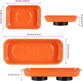 711181957662 JEUIHAU Magnetic Tray Steel #2 711181957662 JEUIHAU Magnetic Tray Steel #2