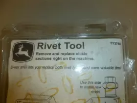 R-3031 JOHN DEERE Rivet Tool Removal Sickle Bar #2 R-3031 JOHN DEERE Rivet Tool Removal Sickle Bar #2
