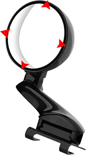 Left CAR Blind Spot Rearview Mirror Multifunction Adjustab