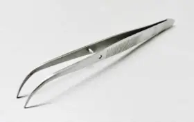 1419-3006 JTS Curved Tip College Bent Tweezer Jewelry Hobby 1419-3006 JTS Curved Tip College Bent Tweezer Jewelry Hobby