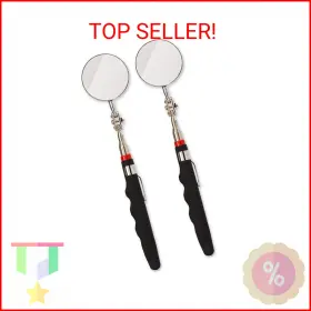 843128190464 JUVALE Mirror Tools Round Heads Telescoping 843128190464 JUVALE Mirror Tools Round Heads Telescoping
