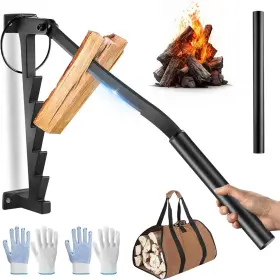 Bgpcq KAMITALY Wall Wood Splitter Firewood Portab Bgpcq KAMITALY Wall Wood Splitter Firewood Portab