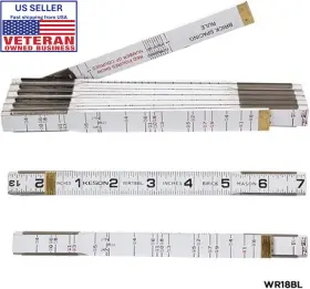WR18BL KESON Wood Ruler Brick Mason