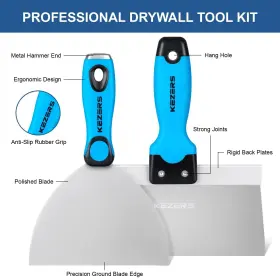 T-0502 KEZERS Drywall Tool Steel Kit #3