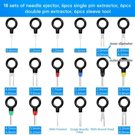 725416254242 KIKERIKE Terminal Removal Tool Depinning Pin Kit #3 725416254242 KIKERIKE Terminal Removal Tool Depinning Pin Kit #3