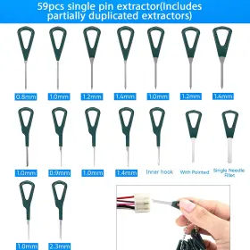 TEK-172PCS-GREEN KIKERIKE Terminal Removal Tool Depinning Pin #2