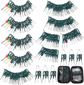 TEK-172PCS-GREEN KIKERIKE Terminal Removal Tool Depinning Pin