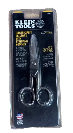 2100-7 KLEIN TOOLS Electricians Scissors Stripping Notches 2100-7 KLEIN TOOLS Electricians Scissors Stripping Notches