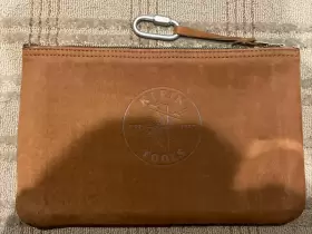5139L KLEIN TOOLS Top Grain Zipper Bag Pouch