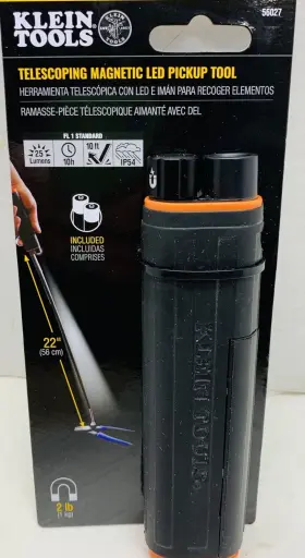 56027 KLEIN TOOLS Telescoping Magnetic Led Tool #3 56027 KLEIN TOOLS Telescoping Magnetic Led Tool #3