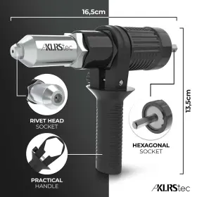 251805299977 KLRS Klrstec Rivet Adapter Cordless Screwdrive #3 251805299977 KLRS Klrstec Rivet Adapter Cordless Screwdrive #3