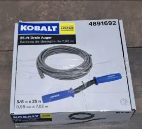 4881692 KOBALT Carbon Wire Corrosion Drain Auger