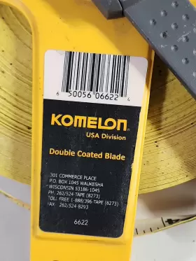 6622 KOMELON Fiberglass Reel Tape Some Stains #2 6622 KOMELON Fiberglass Reel Tape Some Stains #2