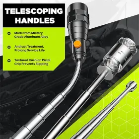 2106PT KOOPOOL Telescoping Magnetic Tool Set Flashlight #3 2106PT KOOPOOL Telescoping Magnetic Tool Set Flashlight #3