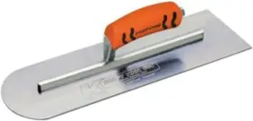 CF287PF KRAFT TOOL Round End Square Cement Trowel