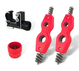 KWS1-204 KWALITISTAR Copper Pipe Cutter Reamer Cleaner Tube