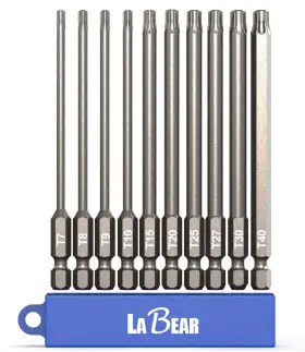 710949321123 LABEAR Tamper Torx Bit Set Point Security