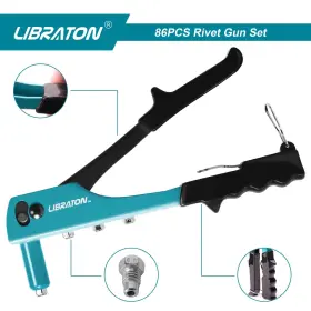 630808009136 LIBRATON Rivet Gun Pop Drill Bits Kit #3 630808009136 LIBRATON Rivet Gun Pop Drill Bits Kit #3
