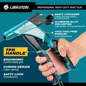 630808009990 LIBRATON Rivet Gun Pop Set Robust Riveter #2