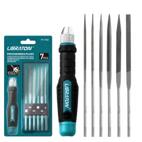 Libraton 911102 Needle File Set Interchangeable Small Mini Wood Metal Files Black Libraton 911102 Needle File Set Interchangeable Small Mini Wood Metal Files Black