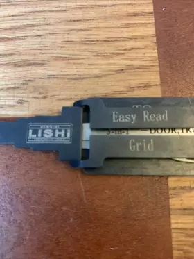 HU100 LISHI Tool Door Trunk Ignition Panel #2 HU100 LISHI Tool Door Trunk Ignition Panel #2