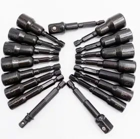 710702409826 LONKER Drill Bit Set Magnetic Nut Driver Hex 710702409826 LONKER Drill Bit Set Magnetic Nut Driver Hex