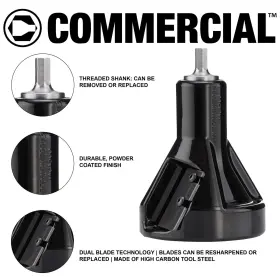 890028001239 LUMBERJACK TOOLS Log Tenon Cutter #2