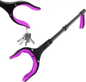 850015618482 LUXET Grabber Reacher Tool Pink Up