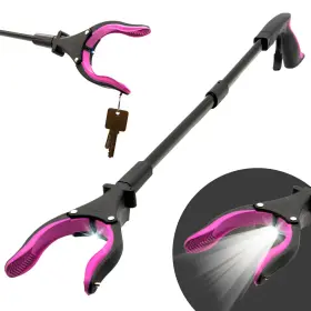 850015618901 LUXET Grabber Reacher Tool Up Pink