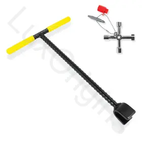 36WMKYE12 LUXORIGINS Water Shut Tool Key Steel Handle 36WMKYE12 LUXORIGINS Water Shut Tool Key Steel Handle