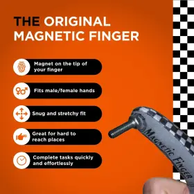 892095000054 MAGNETIC FINGER Glove Hold Retrieve Ferrous Prec #3