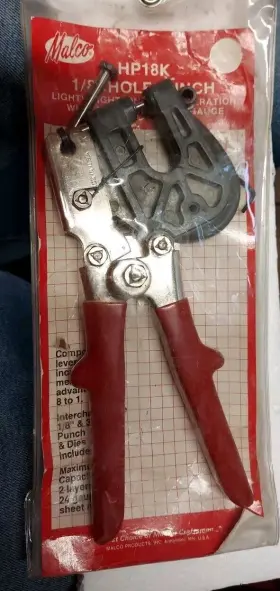 HP18 MALCO Hole Punch Sheet Tool