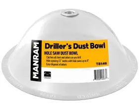 T8146 MANRAM Hole Saw Dust Bowl Installing Recessed Recess T8146 MANRAM Hole Saw Dust Bowl Installing Recessed Recess