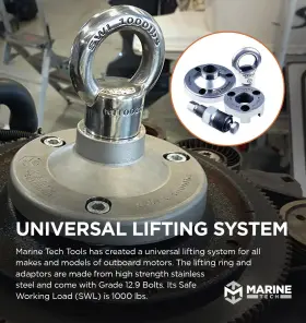K1007 MARINE TECH TOOLS Mercury Verado Lifting Ring Adapter #2