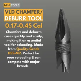 677187010025 MCJ TOOLS Reloading Chamfer Deburr Tool Vld #3 677187010025 MCJ TOOLS Reloading Chamfer Deburr Tool Vld #3