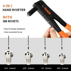 VMRG1A MEIWALTEE Rivet Gun Kit #3