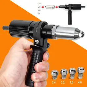 711731091945 METAWELL Rivet Gun Adapter Electric Nut Kit #2 711731091945 METAWELL Rivet Gun Adapter Electric Nut Kit #2