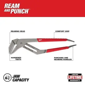 48-22-6320 MILWAUKEE Tongue Groove Pliers Straight Jaw Tools #2