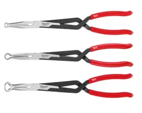 48-22-6563 MILWAUKEE Pliers Set Needle Nose Hose Grip Slip 48-22-6563 MILWAUKEE Pliers Set Needle Nose Hose Grip Slip