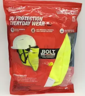 48-73-1070 MILWAUKEE Bolt High Visibility Mesh Sunshade Upf 48-73-1070 MILWAUKEE Bolt High Visibility Mesh Sunshade Upf