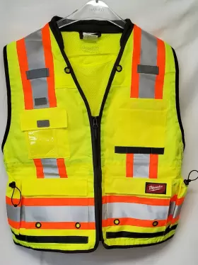 48-73-5162 MILWAUKEE Surveyors High Visibility Safety Vest 48-73-5162 MILWAUKEE Surveyors High Visibility Safety Vest