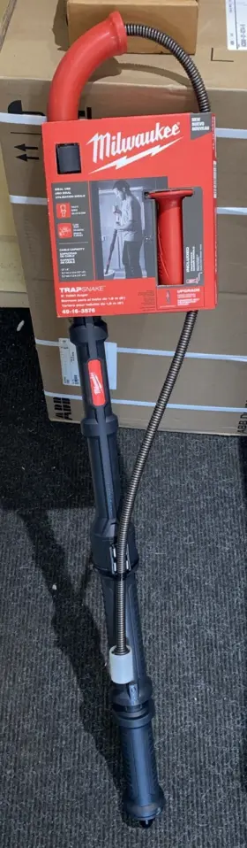 49-16-3576 MILWAUKEE Trap Snake Toilet Auger Plumbing Drain
