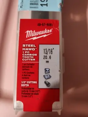 49-57-8081 MILWAUKEE Carbide Steel Hawg Cutter
