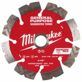 49-93-9004 MILWAUKEE Diamond Turbo Saw Blade