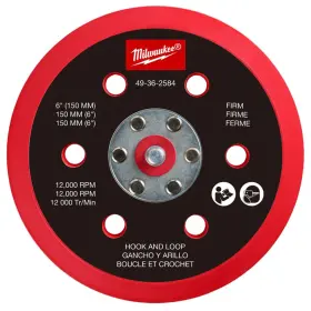 045242849338 MILWAUKEE TOOL Hook Loop Sander Backing Pad Firm 045242849338 MILWAUKEE TOOL Hook Loop Sander Backing Pad Firm