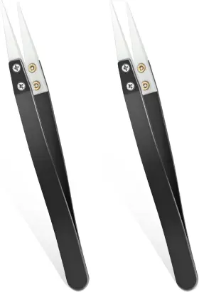 596082 MOZEAT LENS Ceramic Tweezers Steel Precision 596082 MOZEAT LENS Ceramic Tweezers Steel Precision