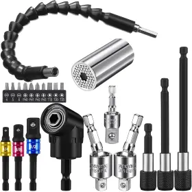 TS-MUDDER-20087 MUDDER Drill Bit Set Flexible Extension Hex