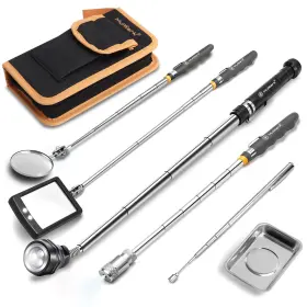 MLK-53912-01 MULWARK Magnetic Tool Set Magnets Swivel Mirror