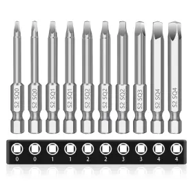 MLK-53841 MULWARK Square Robertson Drill Bits Set Magnetic